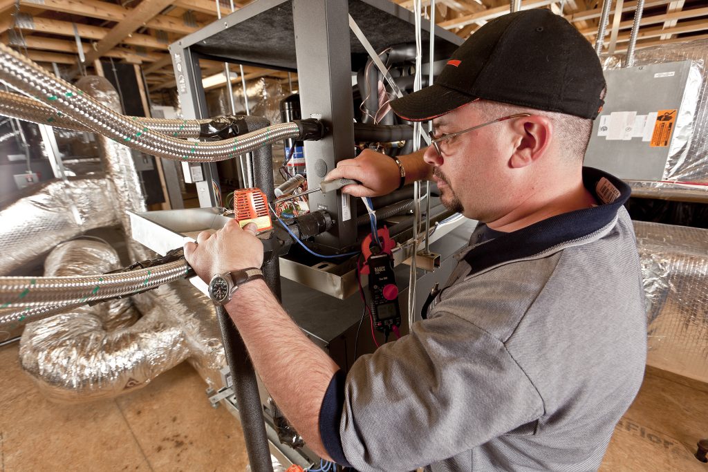 GHP Installer Wiring a Unit