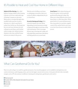 What Can Geothermal Do fo You?