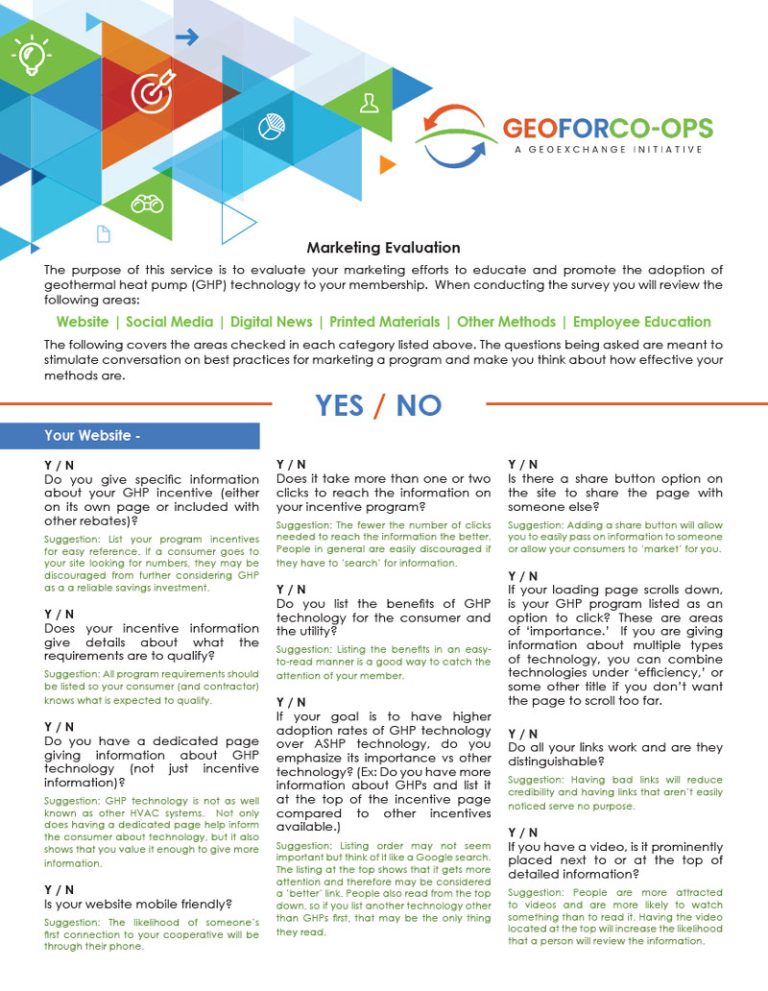 Co-op Marketing Evaluation Quiz