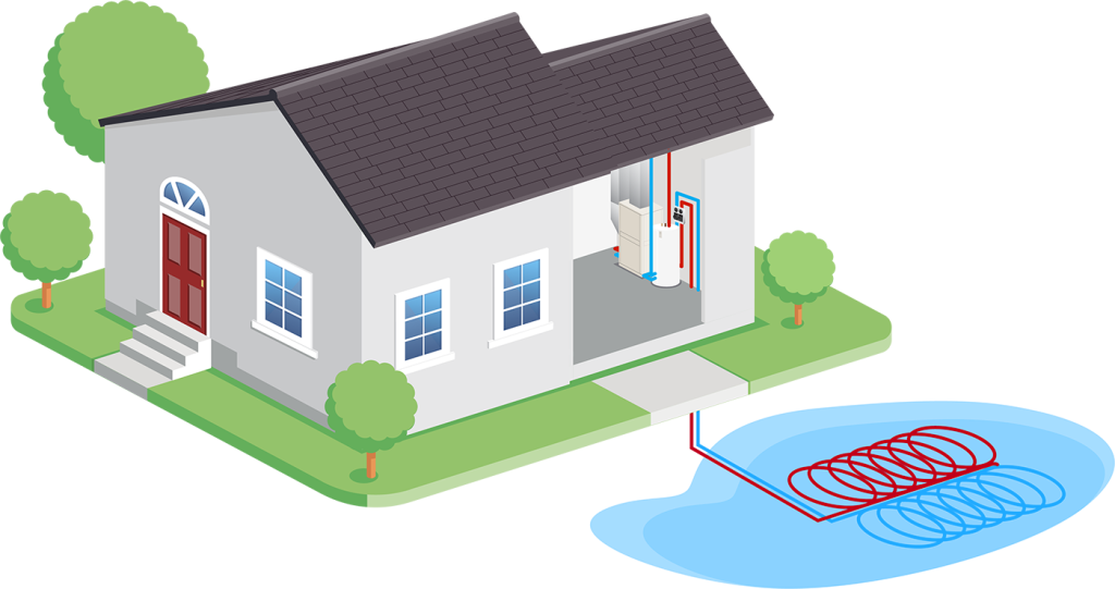 Pond Loop House Illustration