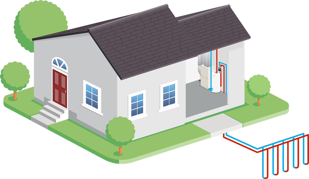 Vertical Loop House Illustration